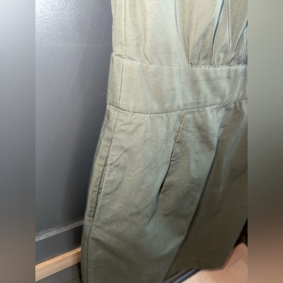 COS Army Green Khaki Cotton Dress • 6 - Picture 5 of 9